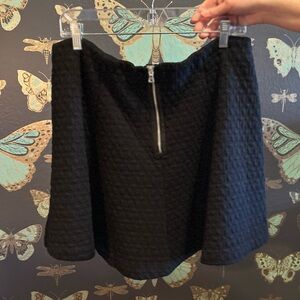 GAP circle mini skirt Black emo goth punk XL